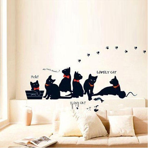 Black Cat Family - Artrostic