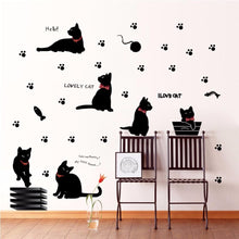 Load image into Gallery viewer, Black Cat Family - Artrostic