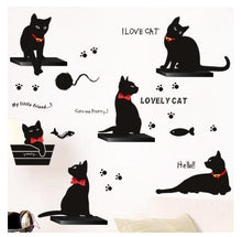 Load image into Gallery viewer, Black Cat Family - Artrostic