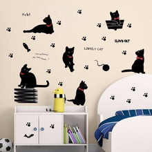 Load image into Gallery viewer, Black Cat Family - Artrostic