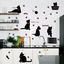 Load image into Gallery viewer, Black Cat Family - Artrostic