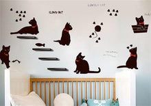 Load image into Gallery viewer, Black Cat Family - Artrostic