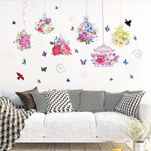 Load image into Gallery viewer, Butterfly Flower Bird Cage - Artrostic