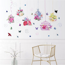 Load image into Gallery viewer, Butterfly Flower Bird Cage - Artrostic