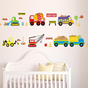 Cartoon Cars Trucks - Artrostic