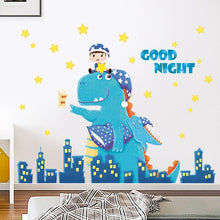 Load image into Gallery viewer, Cartoon Good Night Dinosaur - Artrostic