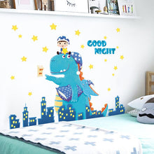 Load image into Gallery viewer, Cartoon Good Night Dinosaur - Artrostic