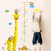 Load image into Gallery viewer, Giraffe and Monkeys Growth Chart - Artrostic