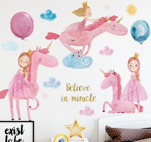 Pink Princess Unicorn - Artrostic
