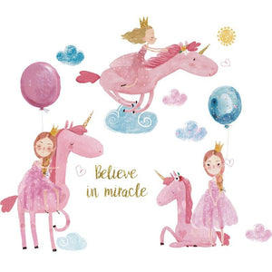 Pink Princess Unicorn - Artrostic