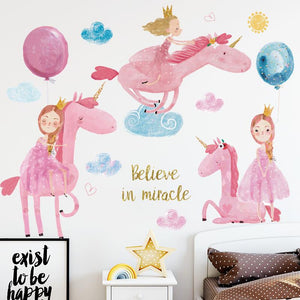 Pink Princess Unicorn - Artrostic