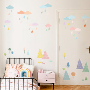 Cloud Raindrop Trees