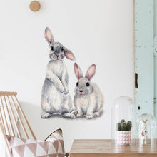 Load image into Gallery viewer, Two Cute Rabbits