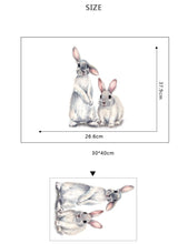 Load image into Gallery viewer, Two Cute Rabbits