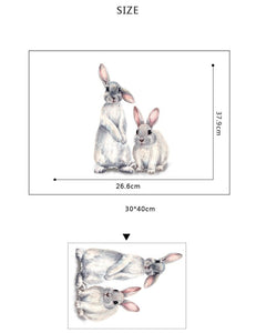 Two Cute Rabbits