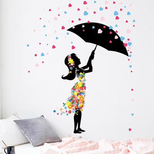 Umbrella Flowers Girl II