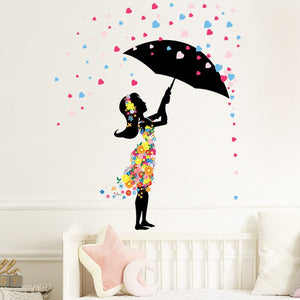 Umbrella Flowers Girl II
