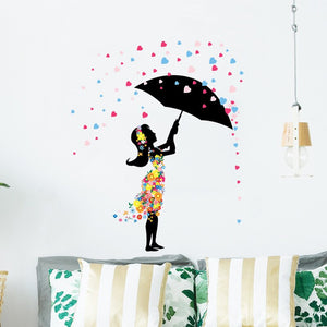 Umbrella Flowers Girl II