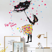 Load image into Gallery viewer, Umbrella Flowers Girl