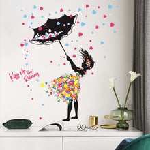 Load image into Gallery viewer, Umbrella Flowers Girl