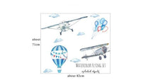 Load image into Gallery viewer, Watercolor Airplane Balloon - Artrostic
